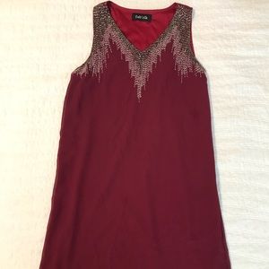 FAB’rik wine colored dress